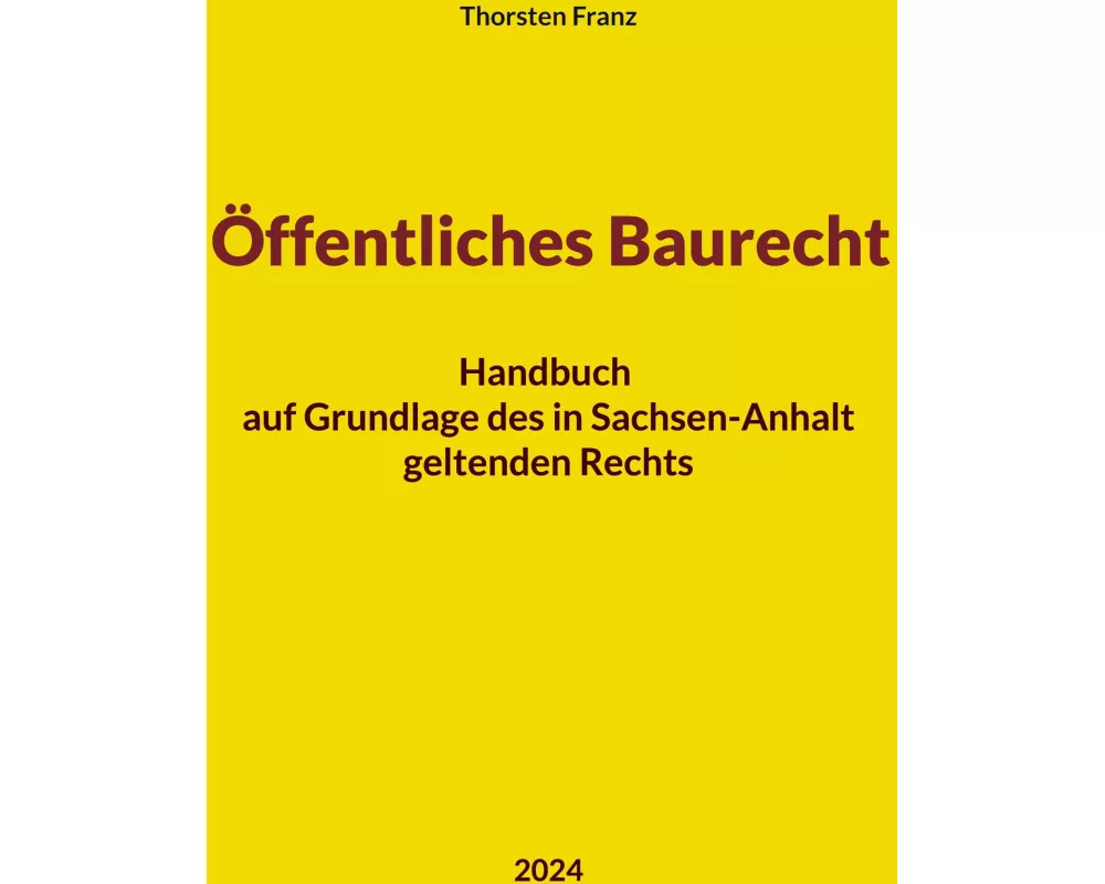 Öffentliches Baurecht