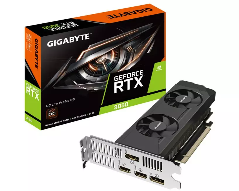 Gigabyte Grafikkarte GeForce RTX 3050 OC Low Profile 6G