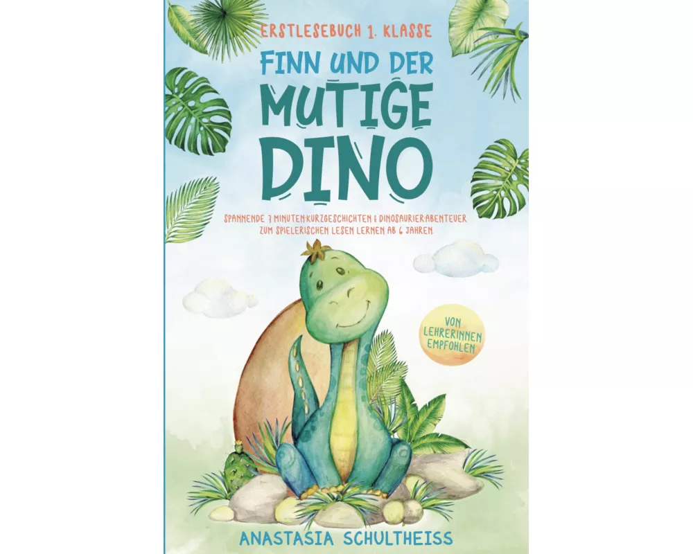Erstlesebuch 1. Klasse - Finn und der mutige Dino
