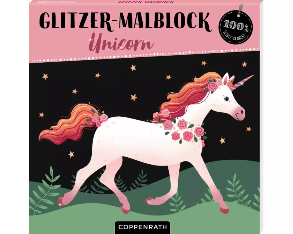 Glitzer-Malblock