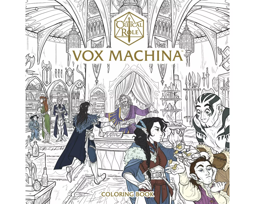 Critical Role: Vox Machina Coloring Book