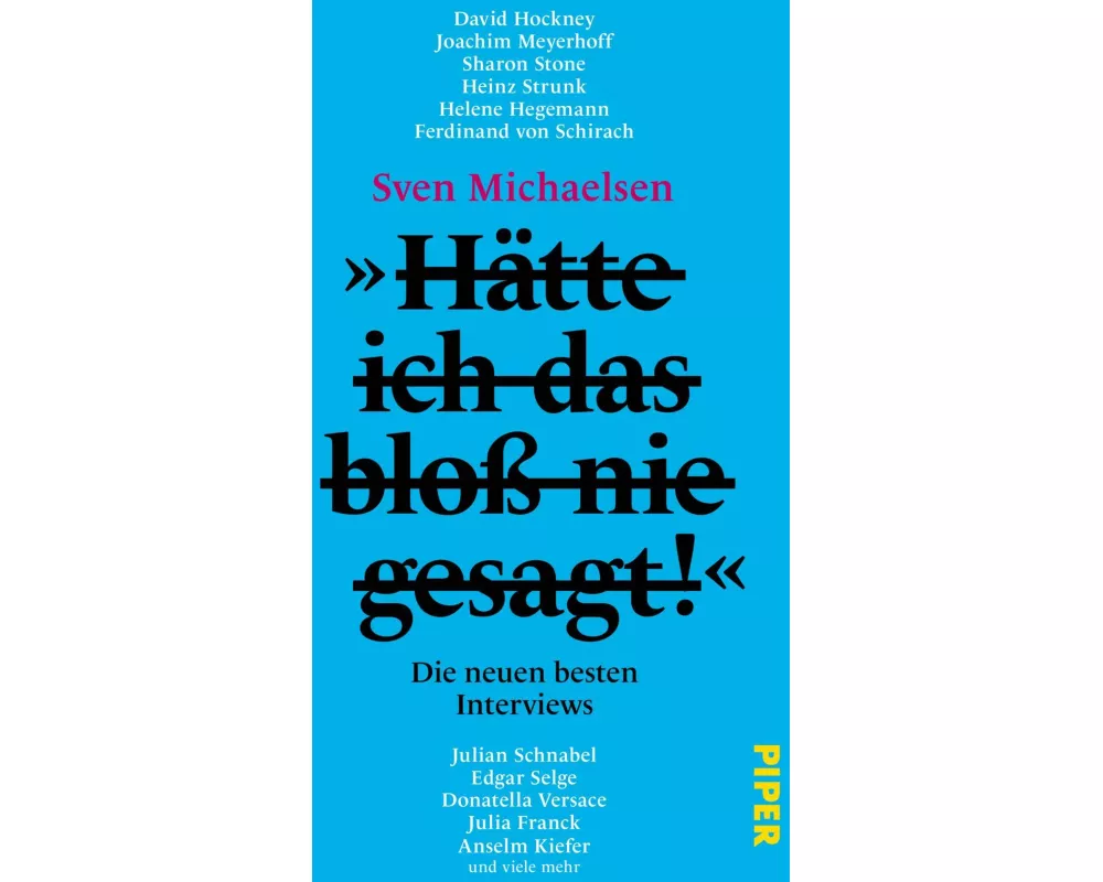 »Hätte ich das bloß nie gesagt!«