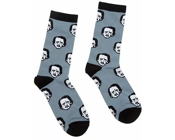 Edgar Allan Poe-ka Dot Socks - Large