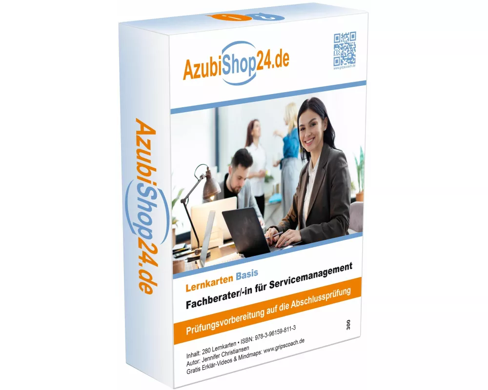 AzubiShop24.de Lernkarten Fachberater für Servicemanagement