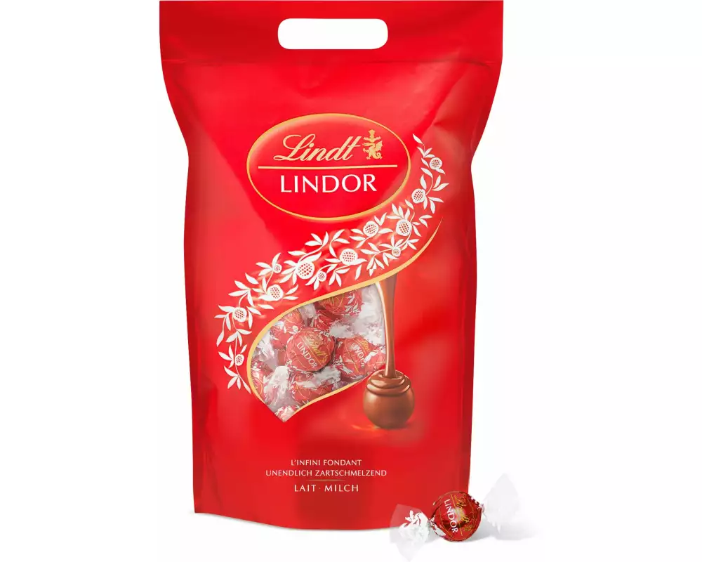 Lindt Schokoladen-Pralinen Lindor Milch 2 kg