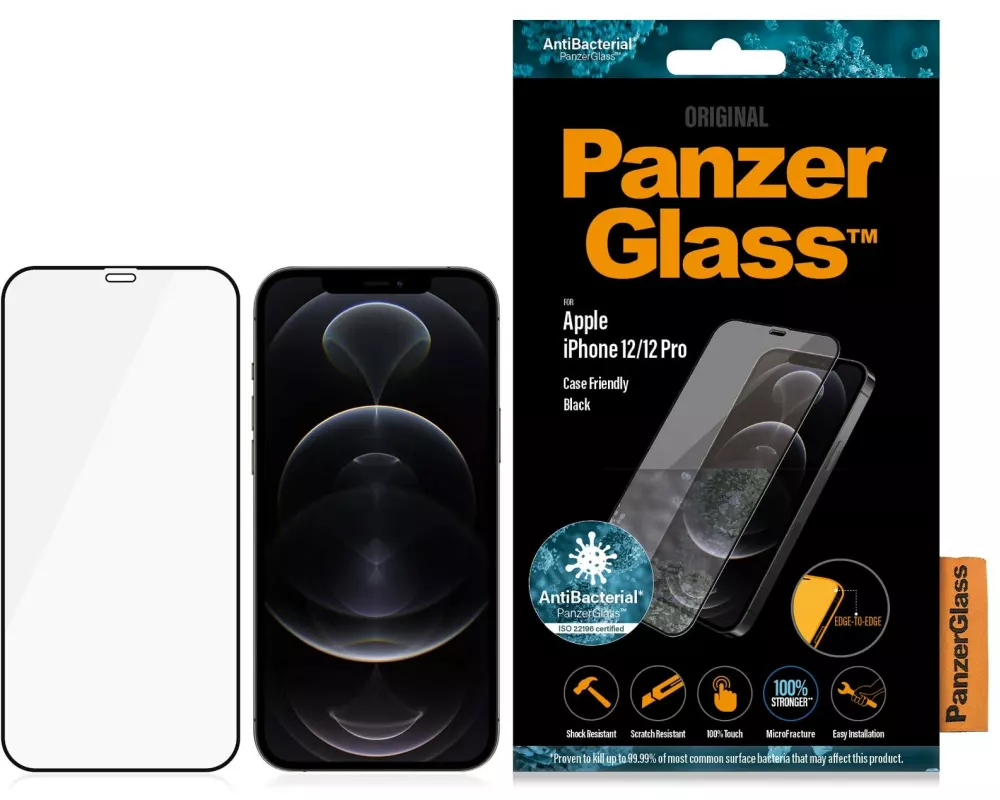 Panzerglass Displayschutz Case Friendly AB iPhone 12 / 12 Pro