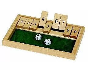 Würfelspiel Shut the box