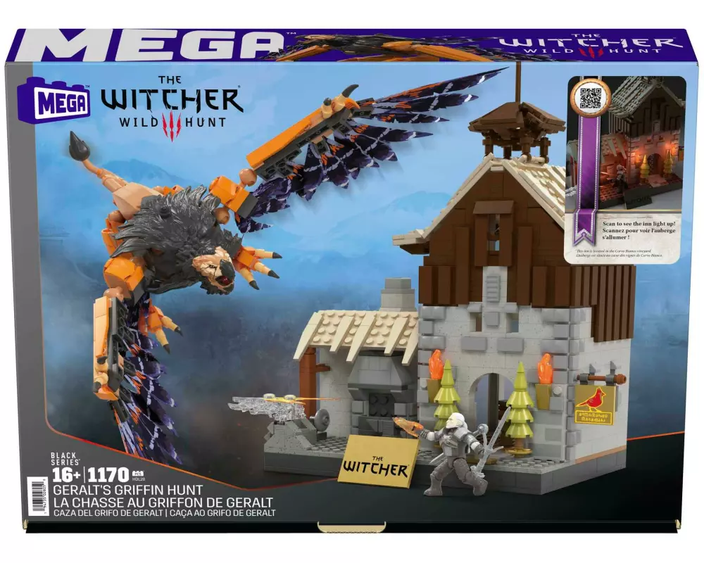 Mega Construx Bausteinmodell The Witcher Geralts Greifjagd