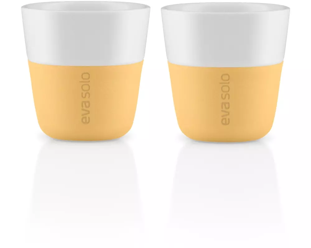 Eva Solo Espressotasse 80 ml, 2 Stück, Gelb/Weiss