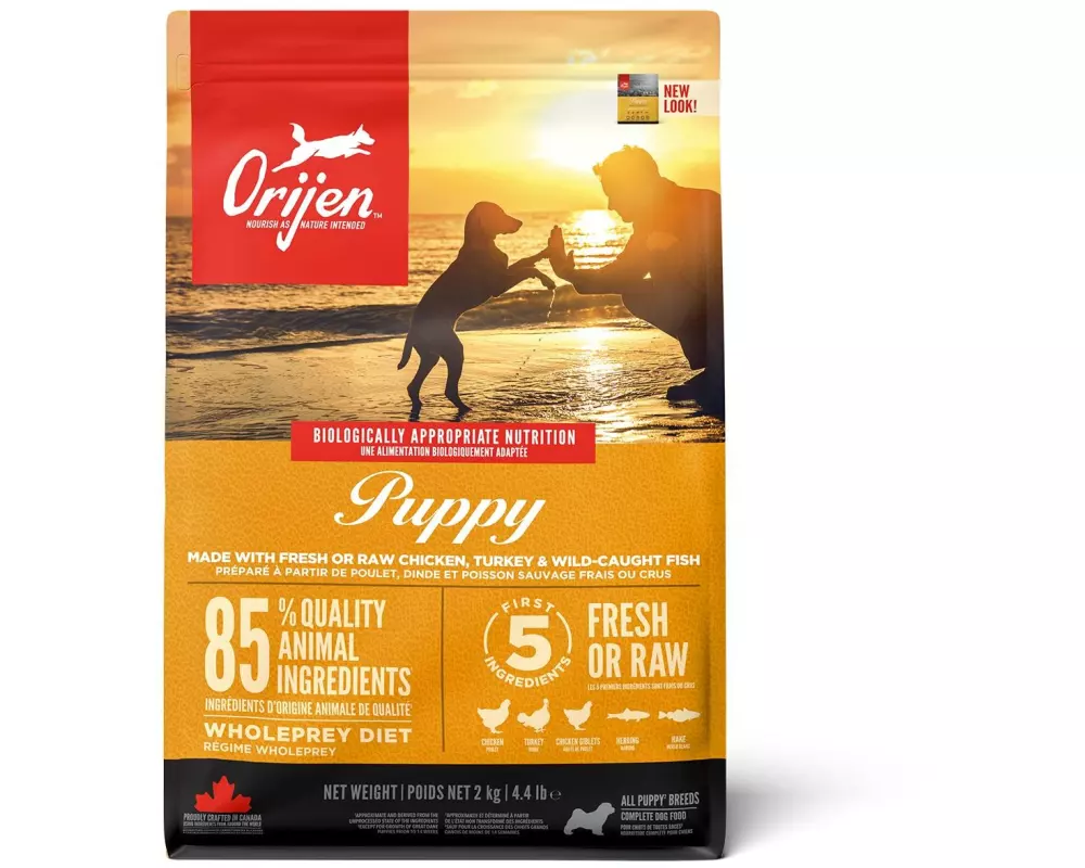 Orijen Trockenfutter Dog Puppy mit Geflügel, 2 kg