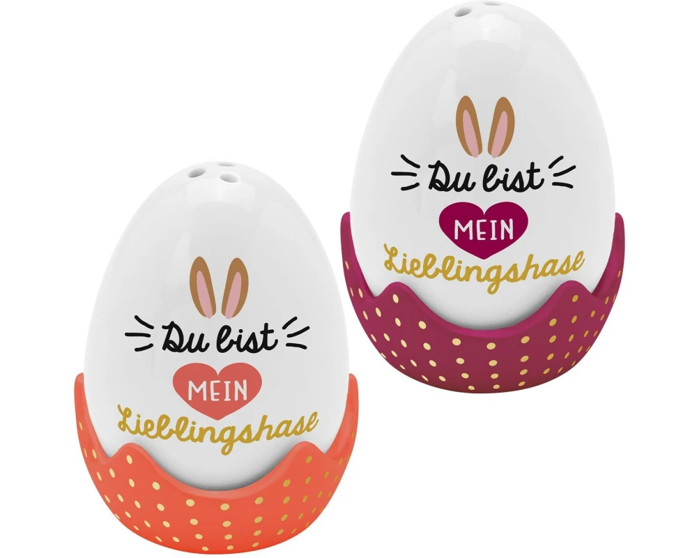 Sheepworld Salz- & Pfefferstreuer Lieblingshase Weiss