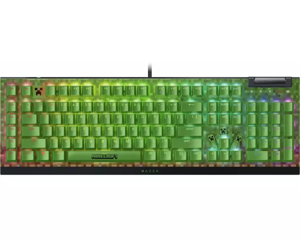 Razer Gaming-Tastatur BlackWidow V4 X Minecraft Edition US