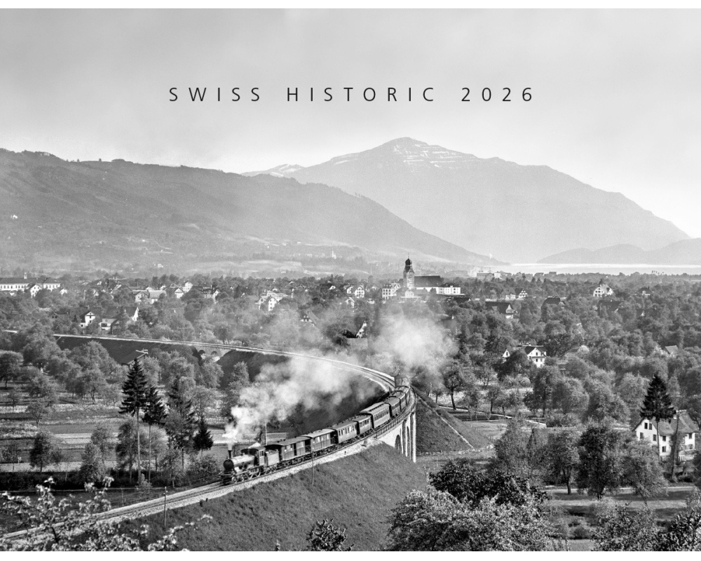 CALENDARIA Bildkalender 2026 9783036205618 Swiss Historic ML 40x31cm