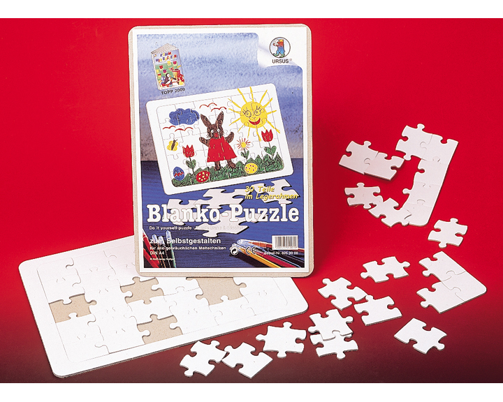 URSUS Blanko-Puzzle 21x29,7cm 8250000 weiss 30 Teile