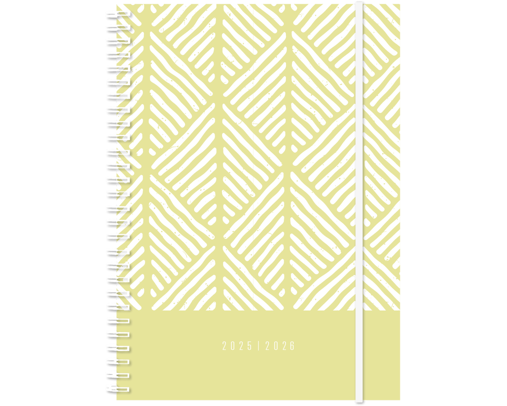 SIMPLEX Schüleragenda Joy 25/26 500418.26 1W/2S 17M matchagrün 14.8x21cm