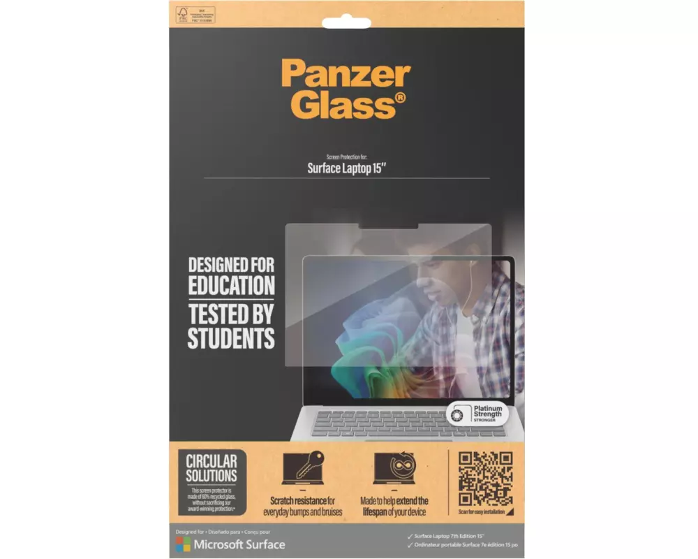 Panzerglass Ultra Wide Fit Surface Laptop 7. Edition 15"