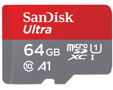 SanDisk Ultra 64 GB Class 10/UHS-I (U1) microSDXC