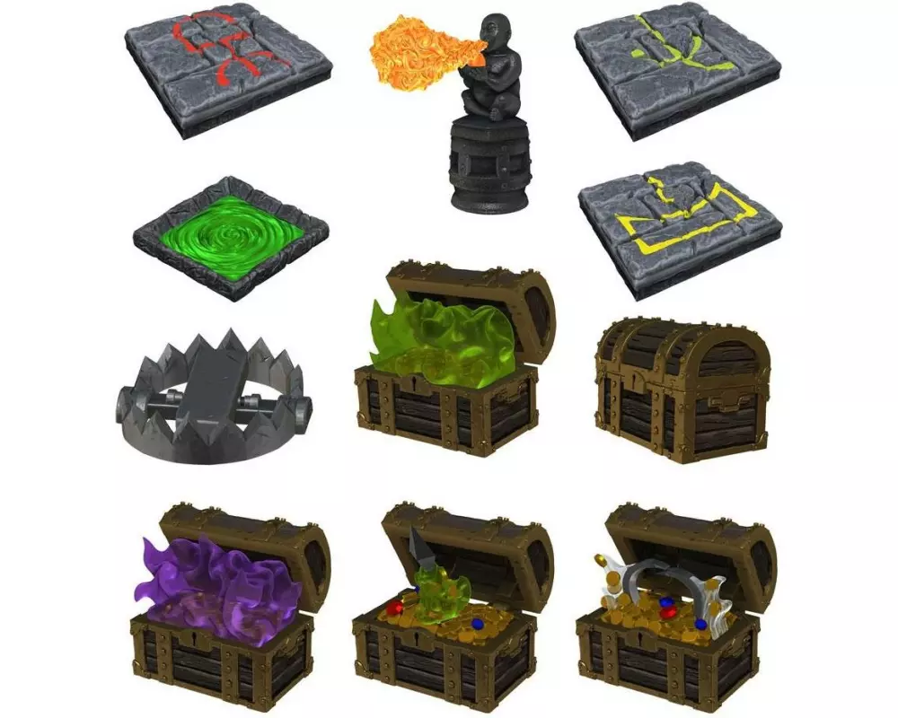WizKids Zubehör D&D Dungeon Dressings Traps 18 Stk.