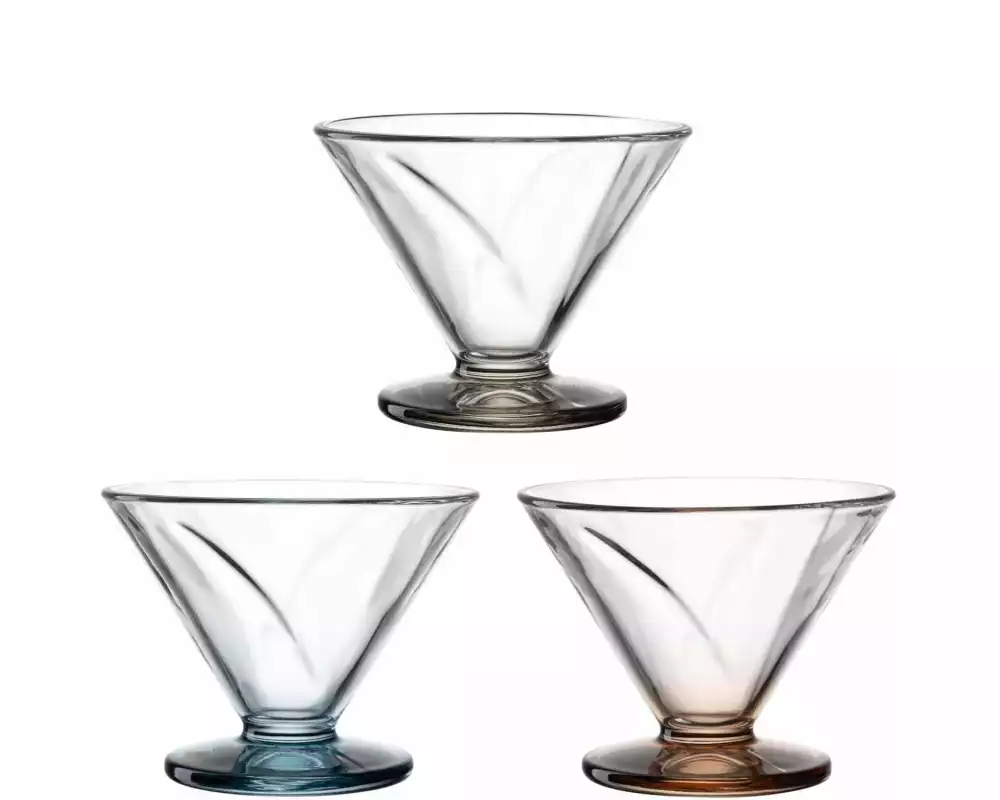 Leonardo Schale Cono 6 Stück, Mehrfarbig