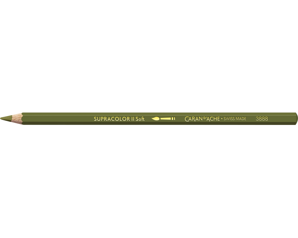 CARAN D'ACHE Farbstifte Supracolor 3,8mm 3888.249 dunkeloliv
