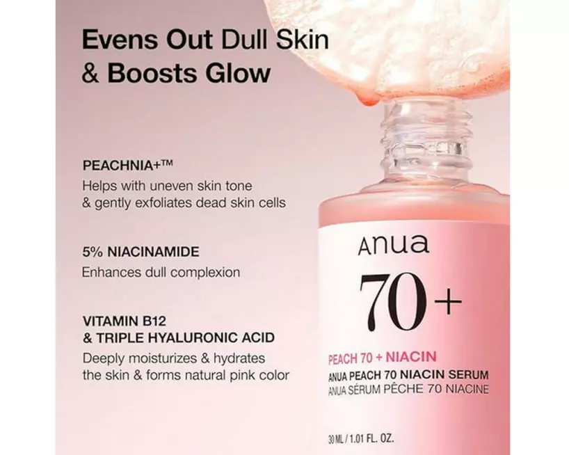 anua Peach 70 Niacin Serum 30 ml