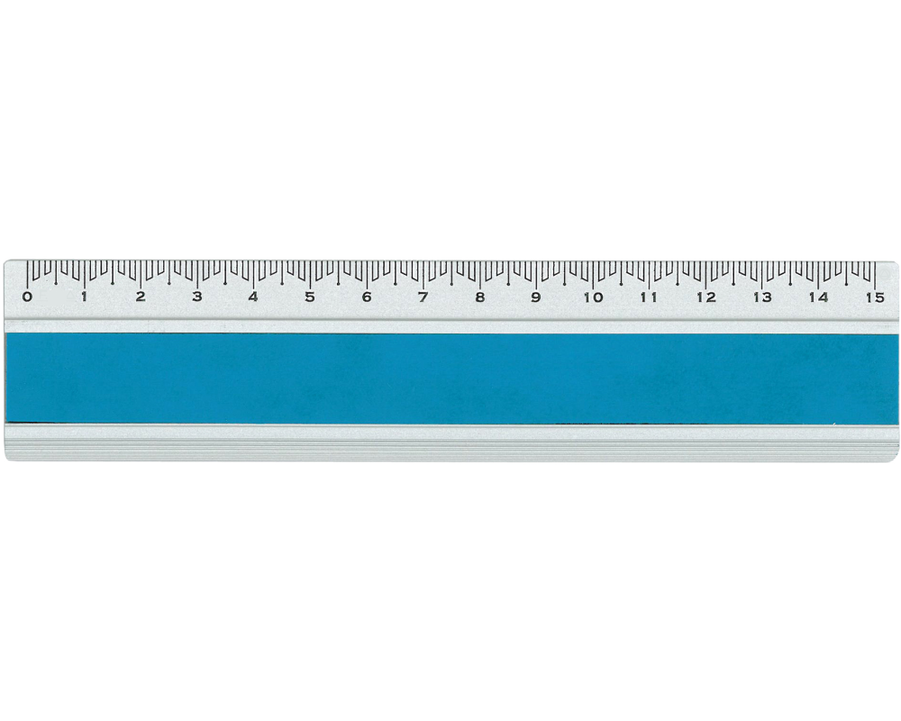 DUX Lineal Joy Color 15cm FA-JC/15T Alu, türkis