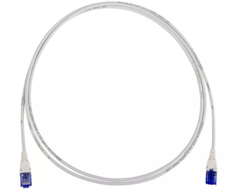 R&M Patchkabel thinLine Cat 6, U/UTP, 3 m, Grau