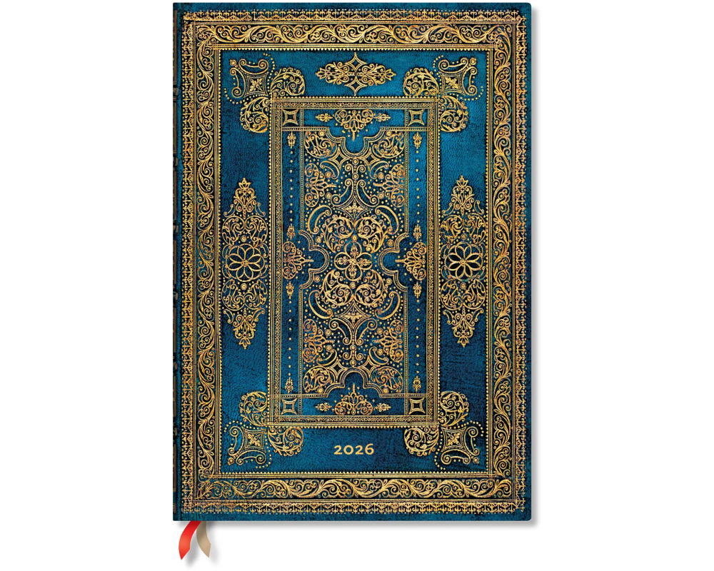 PAPERBLANKS Agenda Blue Luxe Grande 2026 DD0657-3 1W/2S VER Grande HC DE 21x30cm
