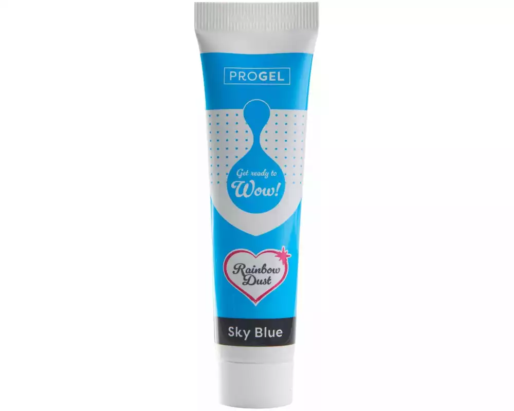 Rainbow Dust ProGel Lebensmittelfarbe Himmelblau 25 g
