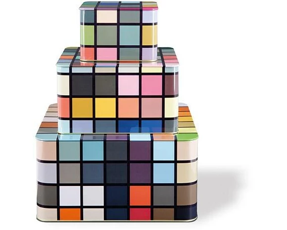 Remember Vorratsdose Mosaiko 3 Stück, 0 l, Mehrfarbig