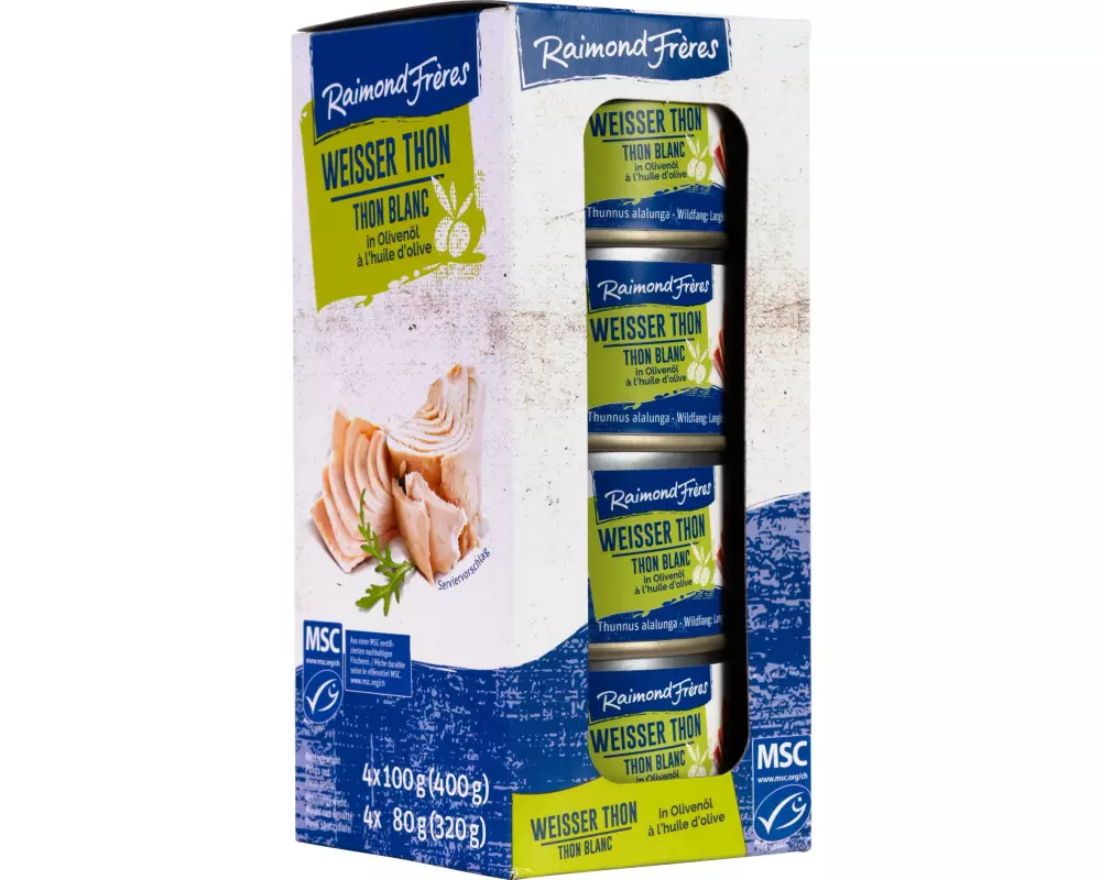 Raimond Frères Konserven Weisser Thon (Albacore) Olivenöl 400 g