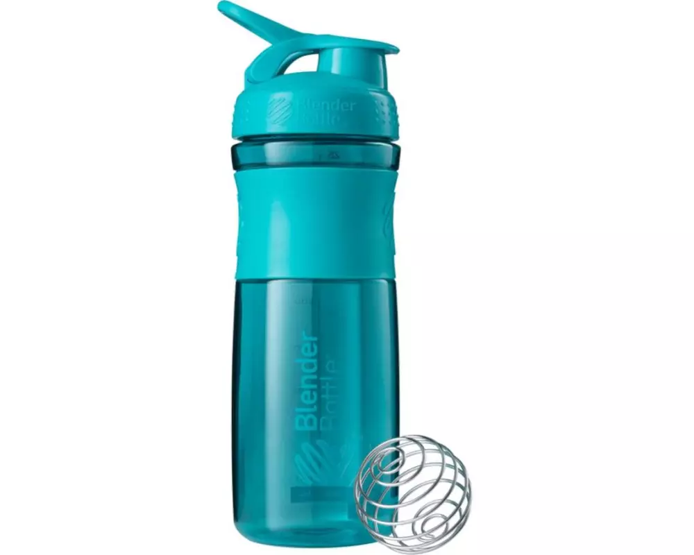 Blender Bottle Trinkflasche SportMixer Flip 820 ml, Blau