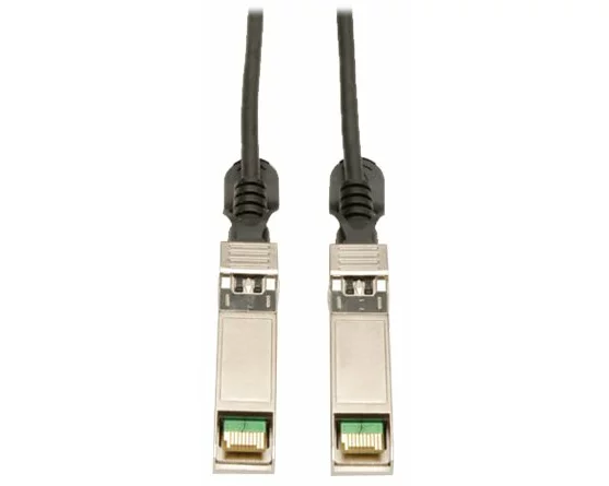 EATON TRIPPLITE SFP+ 10Gbase-CU, Passive, Twinax, Copper Cable, SFP-H10GB-CU3M Compatible, Black, 3M 9.84ft.