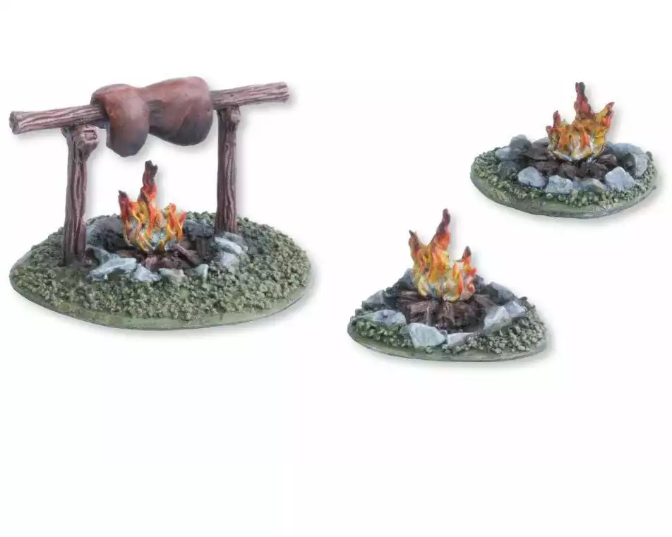 Tabletop Art Dekoration Campfires – Set 1 3 Teile