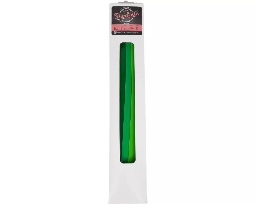 Chemica Aufbügelfolie Flex 30 x 50 cm, 3er Set, Grün