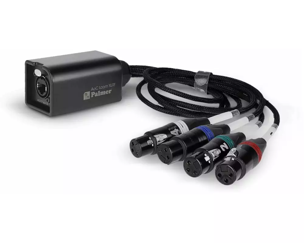 Palmer Audio-Adapter AoC Loom XLRf RJ45 - XLR 3 Pole, female