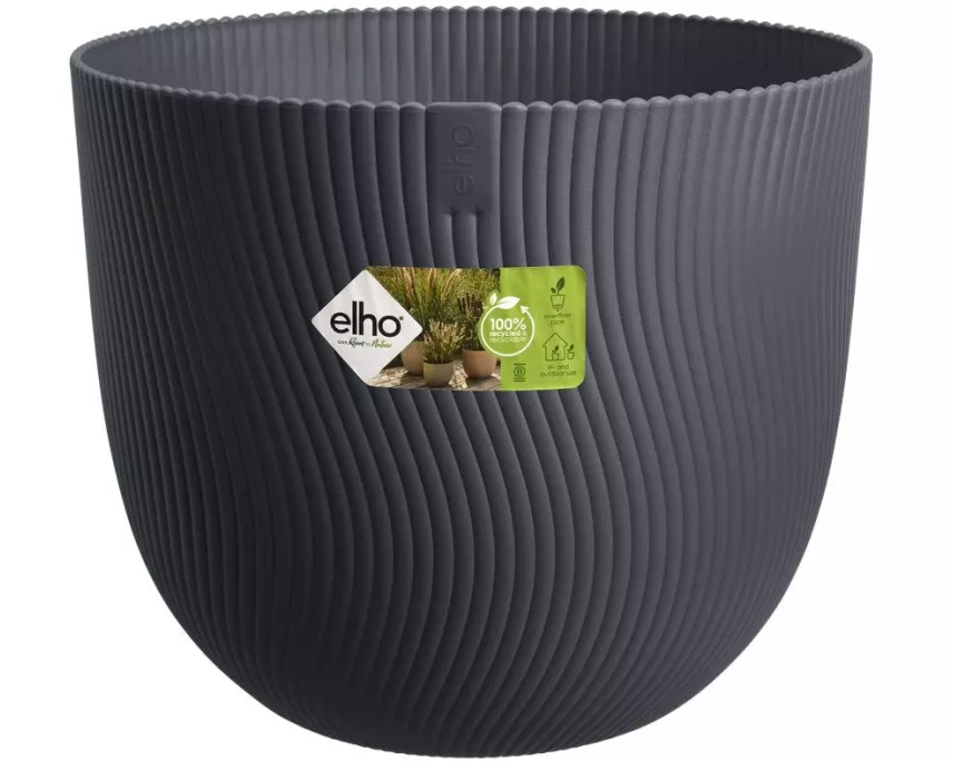 Elho Pflanzentopf Sereh Rund 47 cm Schwarz