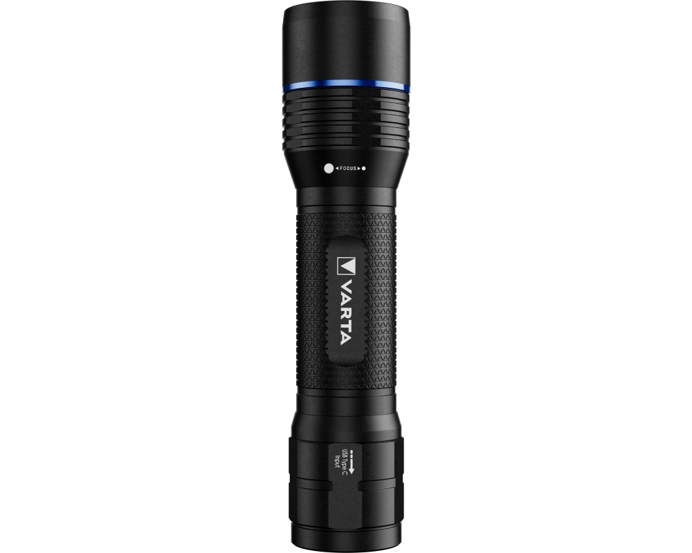 VARTA Taschenlampe Night Cutter 18920101111 F20R, Akku, USB-C