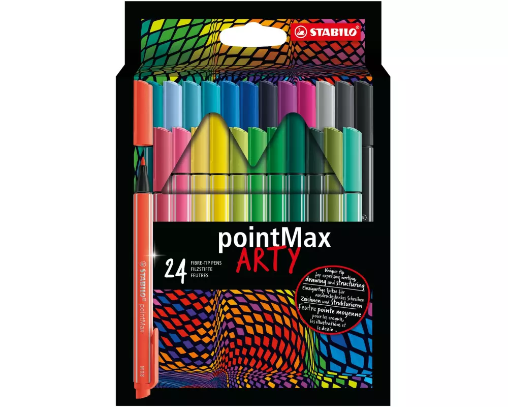 STABILO PointMax Kartonetui ARTY 24er