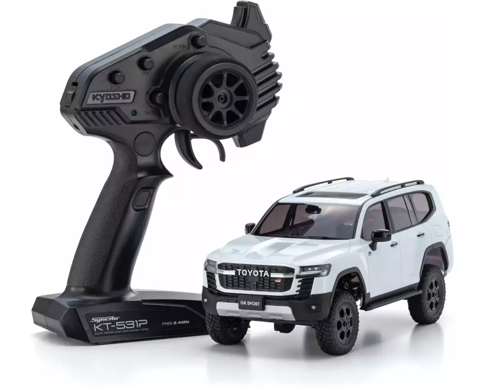 Kyosho Scale Crawler Land Cruiser GR Sports Weiss, 1:18