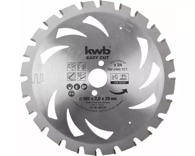 kwb Kreissägeblatt Akku-Top Ø 165 x 20 mm