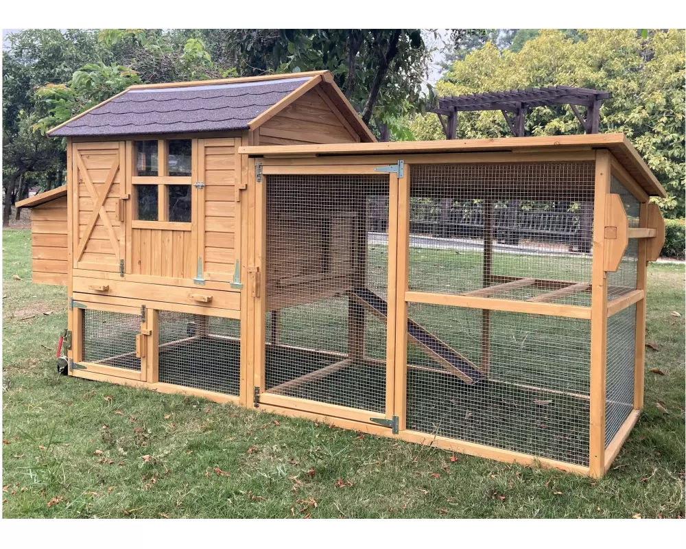 PetHomes Kleintierstall Montreux aus Massivholz