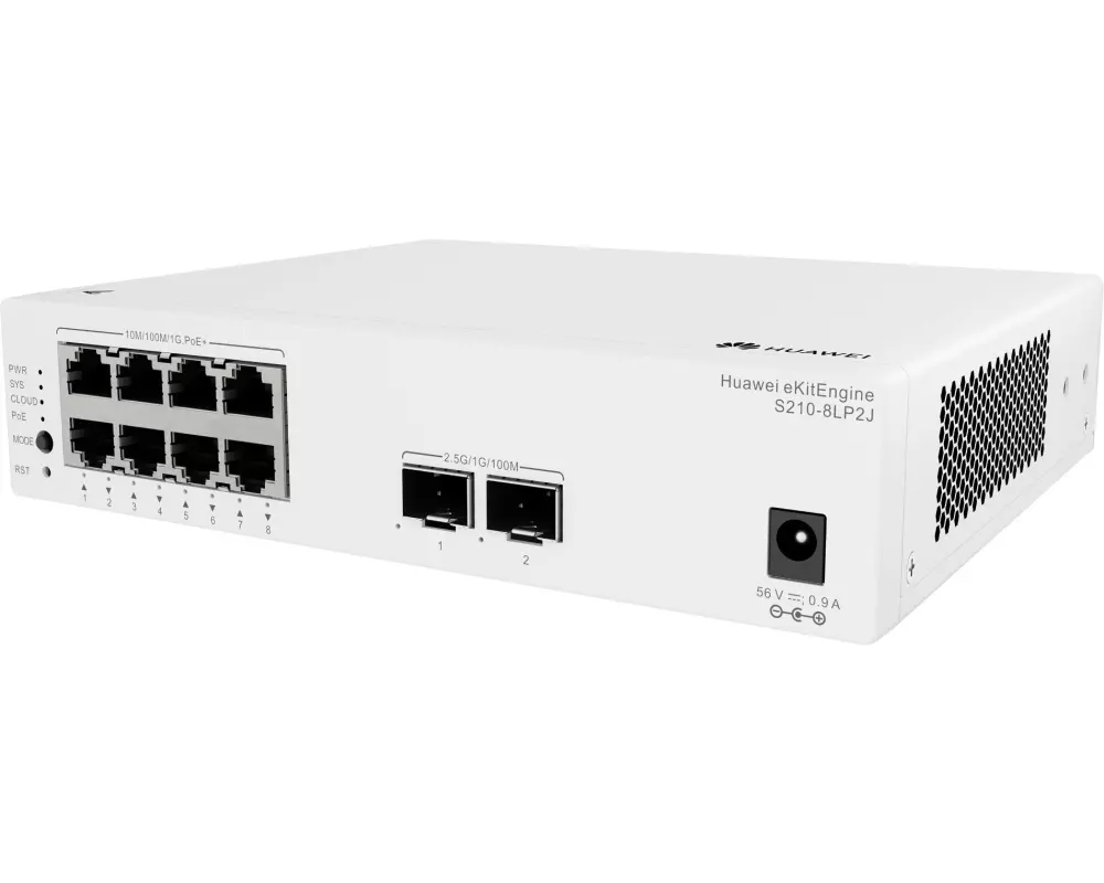 Huawei eKit PoE+ Switch eKitEngine S210 Series S210-8LP2J 10 Port