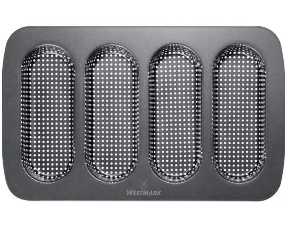 Westmark 4er Baguette Backform Mini, 35.6 x 21.5 cm