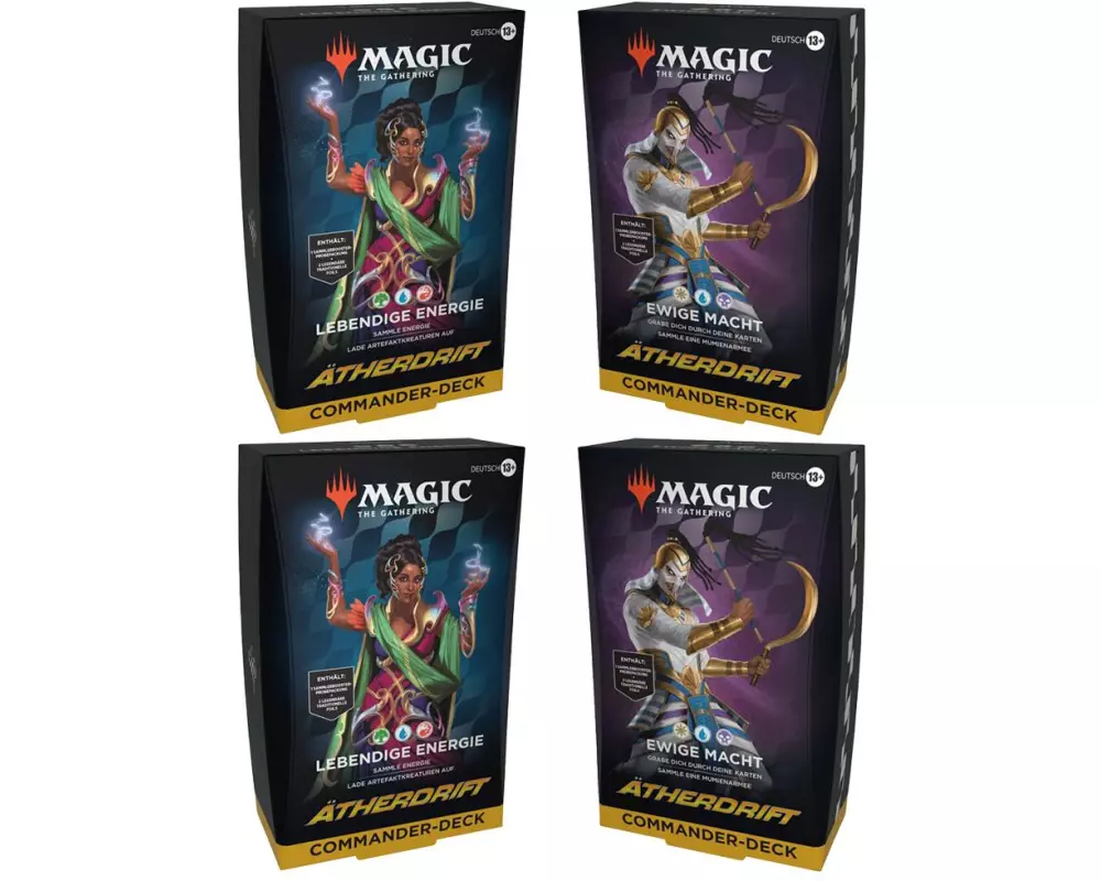Magic: The Gathering MTG Aetherdrift Commander-Decks Display -DE-