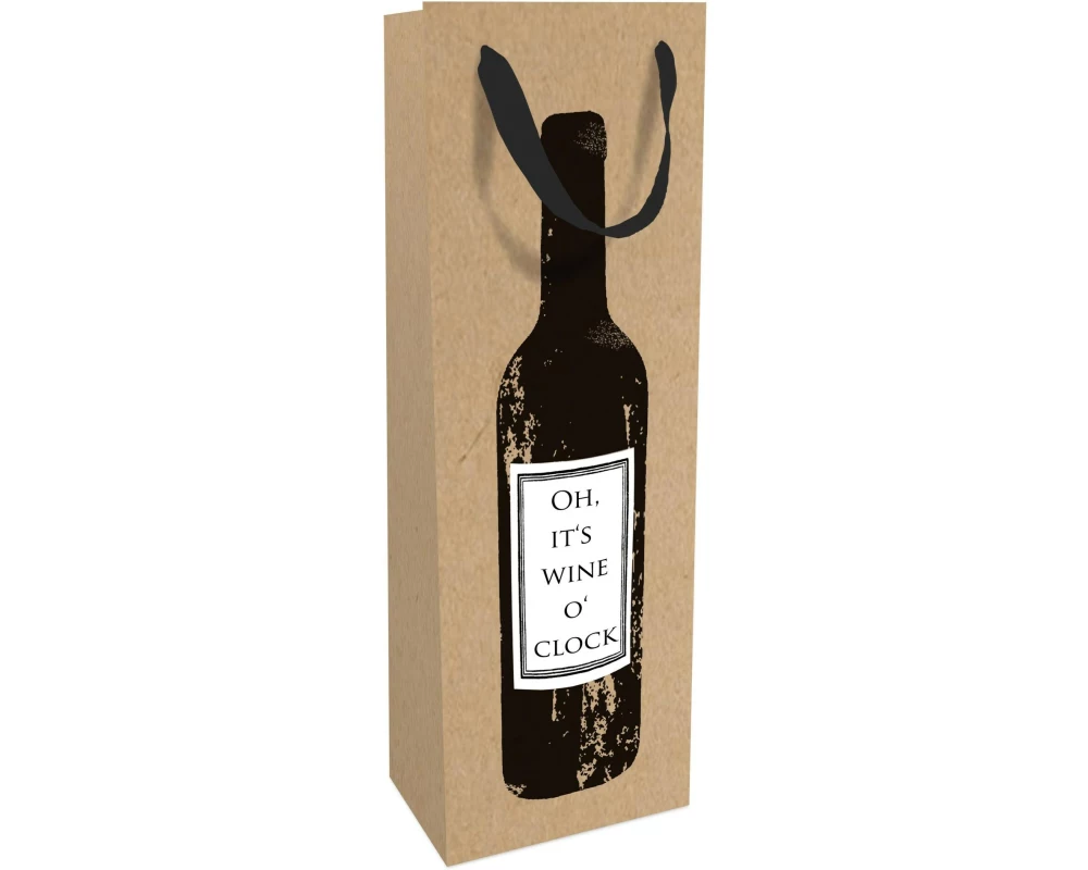 Braun + Company Flaschentasche Wine o Clock 12 x 37 x 8 cm