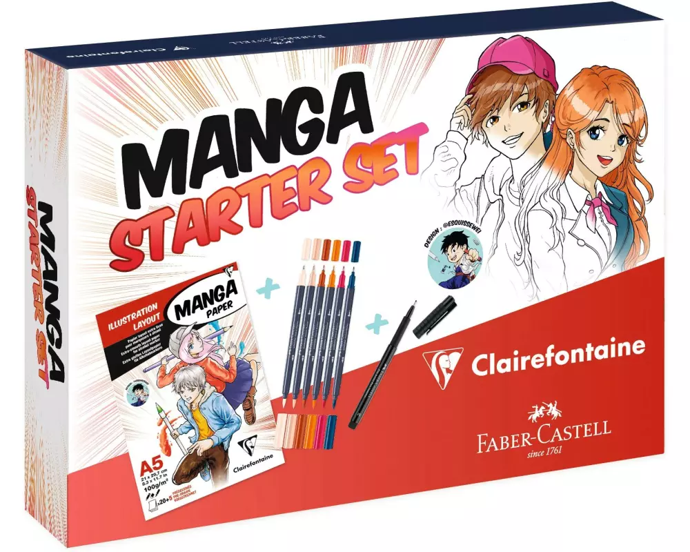 Clairefontaine Starterset Manga