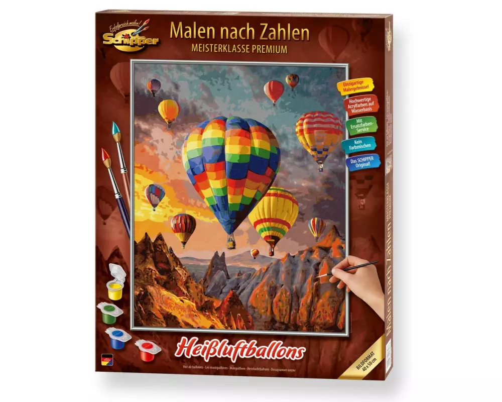 Schipper Malen nach Zahlen Heissluftballons