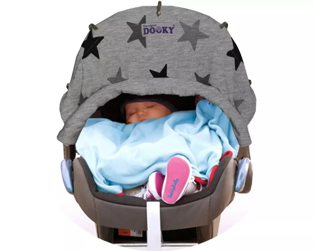 Dooky Sonnenschutz Universal Cover Grau, Stern
