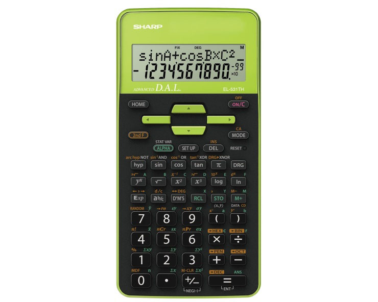 SHARP Rechner wissenschaftlich 531TH-GR grün